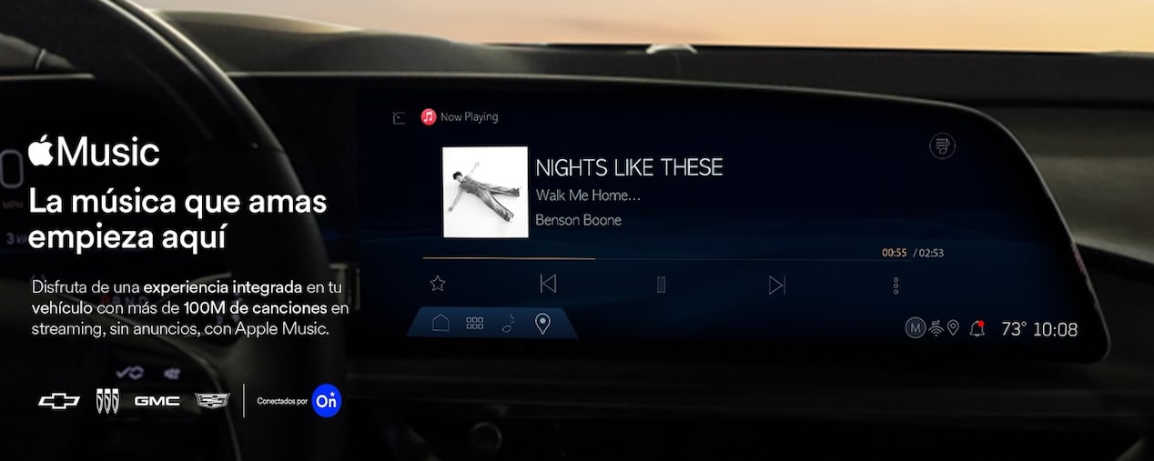 Disfruta de Apple Music en tu vehículo con plan OnStar