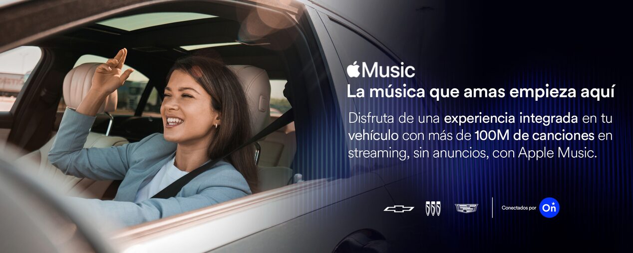 Disfruta de Apple Music en tu vehículo con plan OnStar