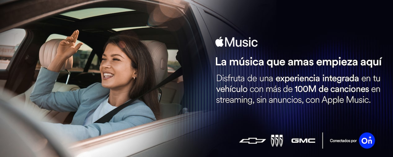 Disfruta de Apple Music en tu vehículo con plan OnStar