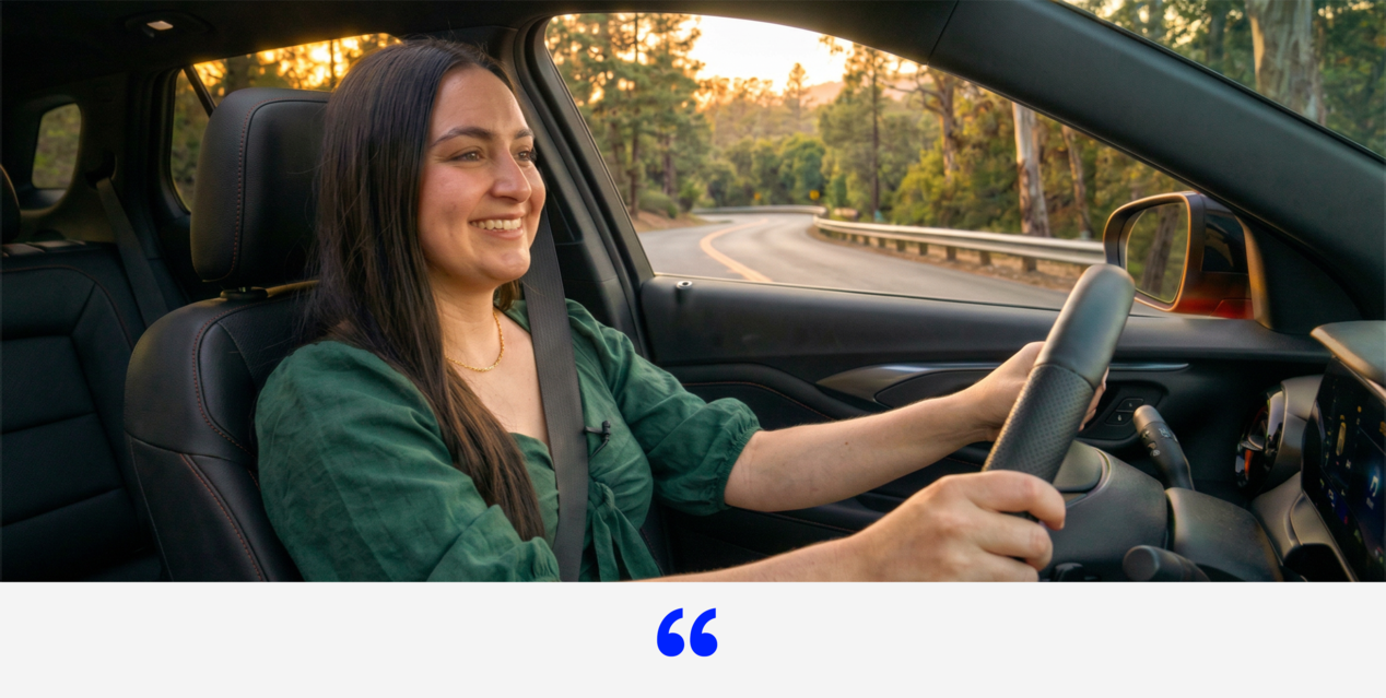 "Para mi OnStar es confianza, seguridad y tranquilidad" (AI)