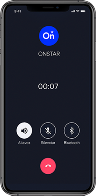 Imagen celular aplicación OnStar Guardián