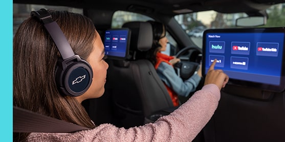 Disfruta de las in-apps en los asientos traseros